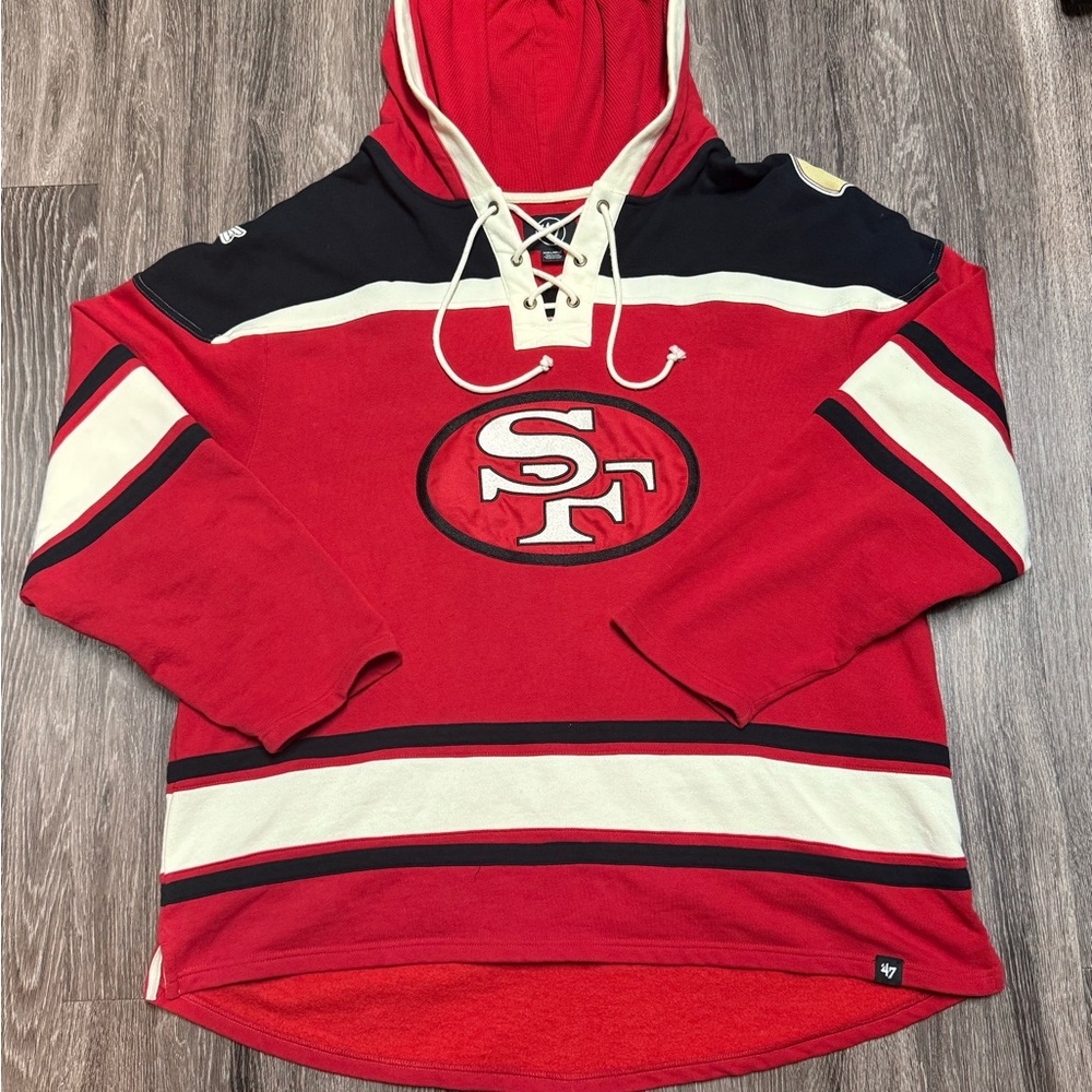 🏈 San Francisco 49ers ’47 Lacer Hoodie (Size 3XL) 🏈